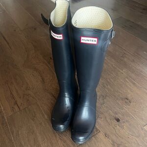 Hunter Classic Navy Tall Boots